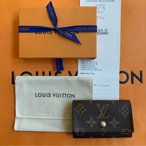❤️Authentic Louis Vuitton Multicles 6 Key Holder Monogram in box